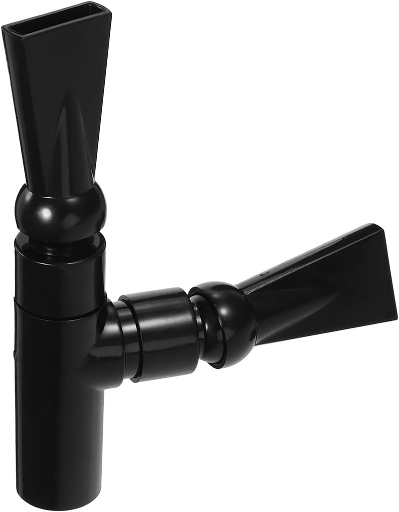 FONDOTIN Fish Tank Double Nozzle Outflow Rotatable Plastic Fitting for Water Control Easy Installation Aquarium Accessory Compatible Aquariums - Image 1